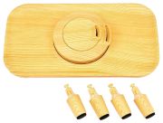 Meaco Deluxe 202 Holzdeckel und -füße Set