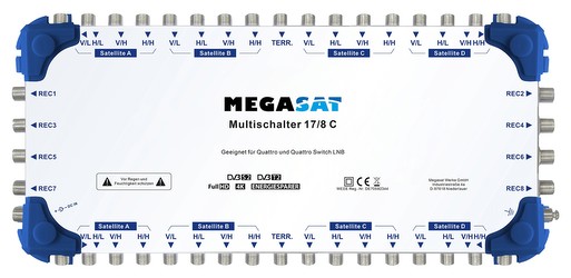 Megasat Multischalter 17/8 C