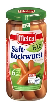 Meica Bio-Saft-Bockwurst