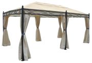 Mendler Cadiz Pergola mit Seitenwand + Moskitonetz 5 x 3 m Mendler Cadiz Pergola mit Seitenwand + Moskitonetz 5 x 3 m