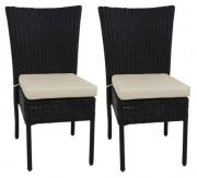 Mendler HWC-G19 2er Poly-Rattan Stuhl Mendler HWC-G19 2er Poly-Rattan Stuhl