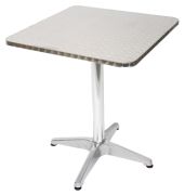 Mendler M28 Alu-Bistrotisch 10er Set Mendler M28 Alu-Bistrotisch 10er Set