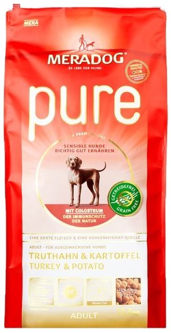 Mera Dog Pure Sensitive Truthahn & Kartoffel 12,5 kg Mera Dog Pure Sensitive Truthahn & Kartoffel 12,5 kg