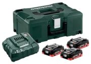 Metabo Basis Set 3 x LiHD 4.0 Ah + Metaloc (685133000)