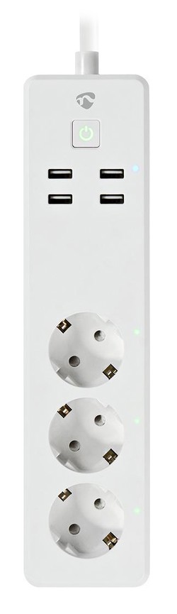 Nedis WLAN-Smart-Steckdosenleiste (WIFIP310FWT)