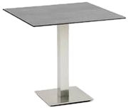 Niehoff Garden Bistro Tisch HPL Edelstahl 81 x 81 cm