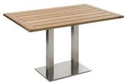 Niehoff Garden Bistro Tisch Teak Edelstahl 140 x 95 cm