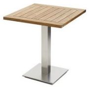 Niehoff Garden Bistro Tisch Teak Edelstahl 68 cm