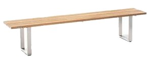 Niehoff Garden Nemo Bank Teak/Edelstahl 160 cm