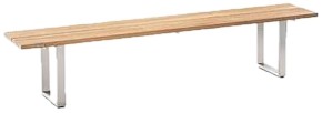 Niehoff Garden Nemo Bank Teak/Edelstahl 220 cm