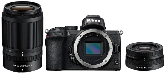 Nikon Z 50 + 16-50 mm + 50-250 mm VR