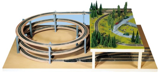 Noch LAGGIES Gleiswendel-Komplettbausatz Grundkreis (53104)