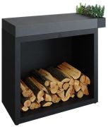 OFYR Butcher Block Storage 90 Black Keramik