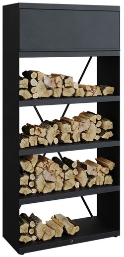 OFYR Wood Storage Black 100