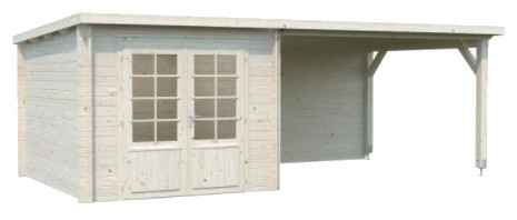 Palmako Ella 6,9 + 10,0 m² naturbelassen