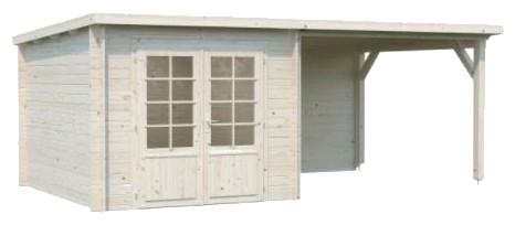 Palmako Ella 6,9 + 8,2 m² naturbelassen