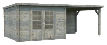 Palmako Ella 8,7+8,2 m² imprägniert