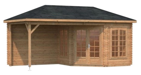 Palmako Melanie 6,8+8,3 m² imprägniert