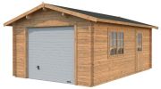 Palmako Roger 19,0 m² mit Sektionaltor imprägniert
