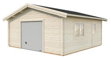 Palmako Roger 27,7 m² mit Sektionaltor natur