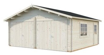 Palmako Roger 28,4 m² mit Holztoren natur