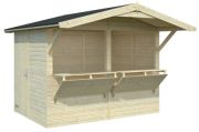 Palmako Stella 5,0 m² naturbelassen