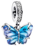 Pandora Blauer Murano-Glas Schmetterling Charm-Anhänger (792698C01)