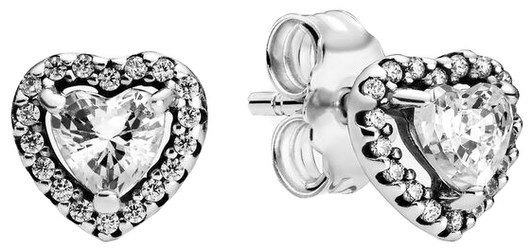 Pandora Erhabene Herzen Ohrstecker (298427C01) Pandora Erhabene Herzen Ohrstecker (298427C01)