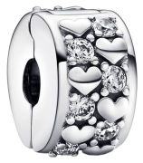 Pandora Unendlichkeit Herzen Funkelnder Clip-Charm (792235C01) Pandora Unendlichkeit Herzen Funkelnder Clip-Charm (792235C01)