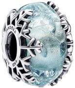 Pandora Winterblaue Schneeflocke Murano-Charm (792377C00)