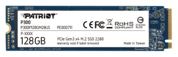 Patriot Memory P300 M.2 SSD 128GB (P300P128GM28)