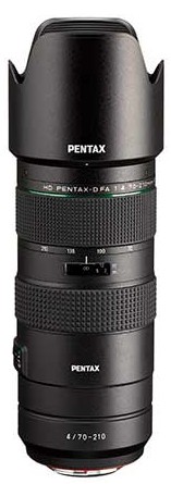 Pentax HD D FA 70-210 mm F4 ED SDM WR