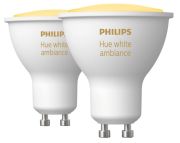 Philips Hue White Ambiance GU10 Doppelpack (8719514340121) Philips Hue White Ambiance GU10 Doppelpack (8719514340121)