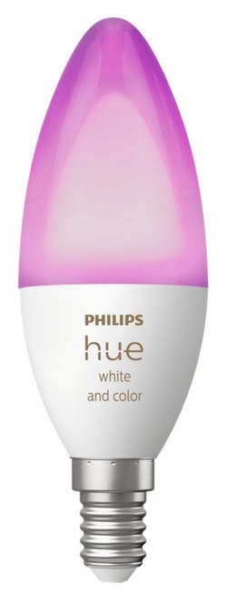 Philips Hue White and Color Ambience Einzeplack E14 (8719514356610)