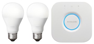 Philips Hue Weiß 2 x 9,5 W A60 E27 Startpaket