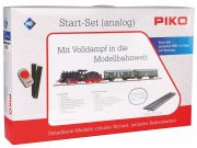 Piko Start-Set mit Bettung Personenzug Dampflok mit Tender (57112)
