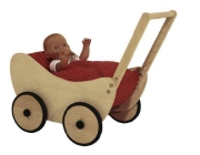 Pinolino Puppenwagen Trixi komplett Pünktchen rot