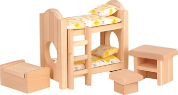 PlanToys PlanDollhouse Kinderzimmer Classic 9502 PlanToys PlanDollhouse Kinderzimmer Classic 9502