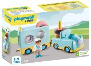 Playmobil 1.2.3 Verrückter Donut Truck mit Stapel- und Sortierfunktion (71325)