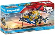 Playmobil Air Stuntshow Filmcrew-Helikopter (70833)