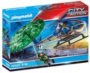 Playmobil City Action Polizei-Hubschrauber Fallschirm-Verfolgung (70569)
