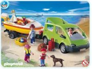 Playmobil Familyvan mit Bootsanhänger 4144 Playmobil Familyvan mit Bootsanhänger 4144
