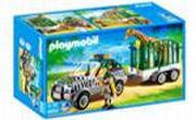 Playmobil Zoo-Fahrzeug mit Anhänger 4855