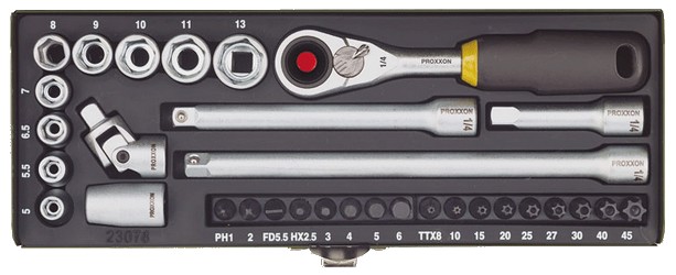 Proxxon Feinmechaniker-Satz 32-tlg. (23078) Proxxon Feinmechaniker-Satz 32-tlg. (23078)
