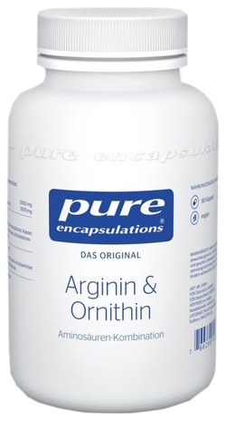 pro medico Pure Encapsulations Arginin + Ornithin Kapseln 90 Stk.