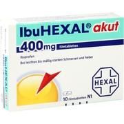 Hexal AG IBUHEXAL AKUT 400, 10 Filmtbl. (N1) 400 mg akut