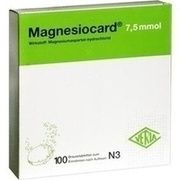 Verla-Pharm Arzneimittel MAGNESIOCARD 7.5 MMOL, 100 Brausetbl. (N3)