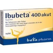 betapharm Arzneimittel IBUBETA 400 AKUT, 10 Filmtbl. (N1) 400 mg
