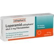 Ratiopharm LOPERAMID AKUT, 10 Filmtbl. (N1)