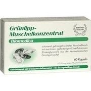 Certmedica International GRÜNLIPP MUSCHEL KONZENTRAT KAPSELN, 60 St.